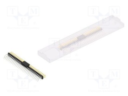 Connector: pin strips; pin header; male; PIN: 56; 2mm; SMT; 2x28