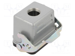 Enclosure: for HDC connectors; C146; size E6; for cable; straight
