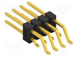 Connector: pin strips; pin header; male; PIN: 8; 2.54mm; SMT; 2x4