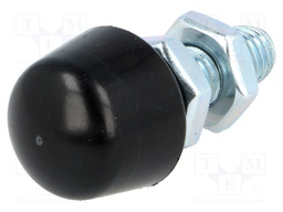 Clamping bolt; Thread: M10; Base dia: 18mm; Kind of tip: rounded