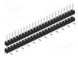 Connector: pin strips; pin header; male; PIN: 24; 2.54mm; SMT; 1x24