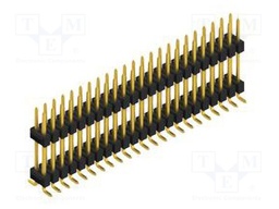 Connector: pin strips; pin header; male; PIN: 46; 2.54mm; SMT; 2x23