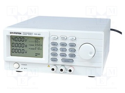 Power supply: programmable laboratory; Channels: 1; 0÷60VDC; 4kg