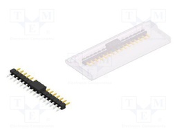 Connector: pin strips; pin header; male; PIN: 16; 2.54mm; SMT; 1x16