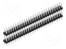 Connector: pin strips; pin header; male; PIN: 52; 2mm; THT; 2x26