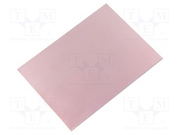 Laminate; FR4; 1.5mm; L: 100mm; W: 75mm; Coating: copper
