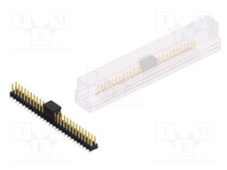 Connector: pin strips; pin header; male; PIN: 54; 2.54mm; SMT; 2x27