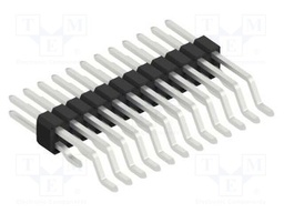 Connector: pin strips; pin header; male; PIN: 24; 1.27mm; SMT; 2x12
