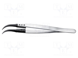 Tweezers; replaceable tips; Blade tip shape: sharp, bent; ESD