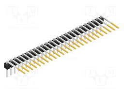 Connector: pin strips; pin header; male; PIN: 25; 2.54mm; THT; 1x25