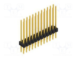 Connector: pin strips; pin header; male; PIN: 24; 2.54mm; THT; 2x12