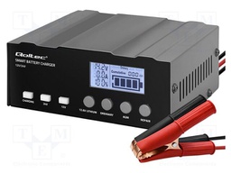 Charger: for rechargeable batteries; 12A; Out: crocodile clip