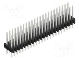 Connector: pin strips; pin header; male; PIN: 46; 1.27mm; THT; 2x23