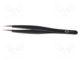 Tweezers; Blade tip shape: sharp; Tweezers len: 122mm; ESD