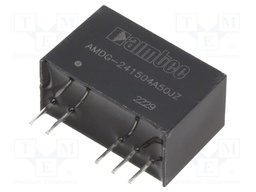 Converter: DC/DC; 2.28W; Uin: 21.6÷26.4V; Uout: 15VDC; Uout2: -4VDC