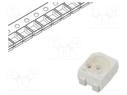 LED; SMD; PLCC4; green; 3780÷7560mlm; 1120÷2800mcd; 3.2x2.8x1.8mm