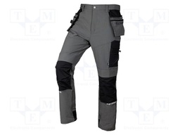 Dungarees; Size: XXXL; grey-black; Mix&Match; slim; 230g/m2
