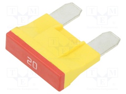 Fuse: fuse; 20A; 80VDC; automotive; 30mm