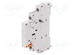 Auxiliary contacts; Auxiliary contacts: NO + NC; side