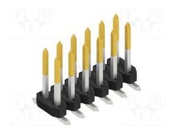 Connector: pin strips; pin header; male; PIN: 12; 2mm; SMT; 2x6; 100V