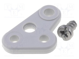 Wall-mounted holder; Colour: grey; Series: EURONORD