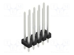 Connector: pin strips; pin header; male; PIN: 10; 2.54mm; THT; 2x5