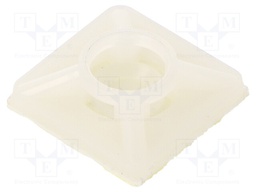 Holder; self-adhesive; polyamide; UL94V-2; natural; Ht: 5.4mm
