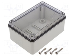 Enclosure: multipurpose; X: 88mm; Y: 128mm; Z: 59mm; SCABOX; grey