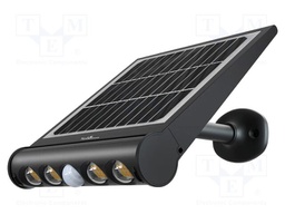 Lamp: LED lighting fixture; IP65; solar,with motion detector