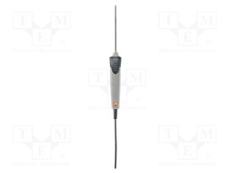 Probe: PT100-type temperature; -50÷400°C; Probe dia: 5mm; <12s