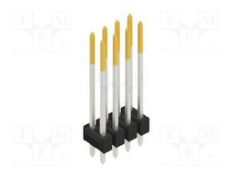 Connector: pin strips; pin header; male; PIN: 8; 2.54mm; THT; 2x4