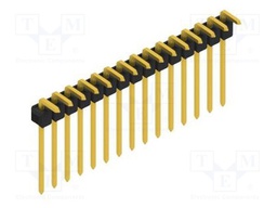 Connector: pin strips; pin header; male; PIN: 15; 2.54mm; THT; 1x15