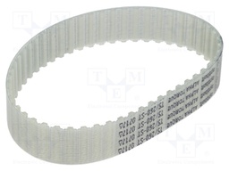 Timing belt; T2.5; W: 10mm; H: 1.3mm; Lw: 780mm; Tooth height: 0.7mm