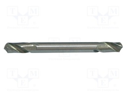 Drill bit; for metal; Ø: 4.2mm; L: 55mm; tube; double-sided
