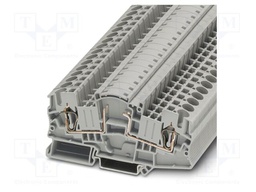 Splice terminal: rail; 30A; 500V; spring clamp; PA; 0.2÷10mm2