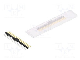 Connector: pin strips; pin header; male; PIN: 22; 2.54mm; SMT; 1x22