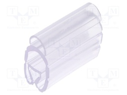 Markers for cables and wires; 4÷10mm; PVC; transparent; -30÷60°C