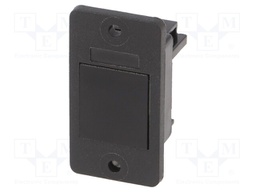 Protection cap; black; plastic; 29mm; Series: SLIMS