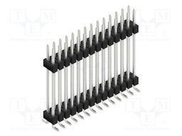 Connector: pin strips; pin header; male; PIN: 28; 2.54mm; SMT; 2x14