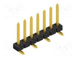 Connector: pin strips; pin header; male; PIN: 7; 2mm; SMT; 1x7; 100V