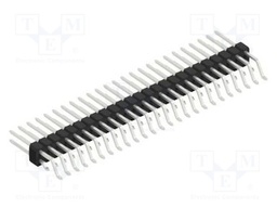 Connector: pin strips; pin header; male; PIN: 50; 2.54mm; SMT; 2x25