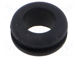 Grommet; black; UL94HB; TPR