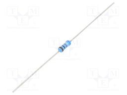 Resistor: thin film; THT; 698Ω; 600mW; ±5%; Ø2.5x6.5mm; 50ppm/°C