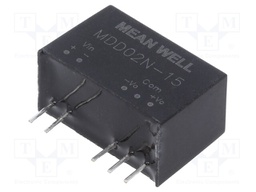 Converter: DC/DC; 2W; Uin: 21.6÷26.4V; Uout: 15VDC; Uout2: -15VDC