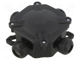 Enclosure: junction box; X: 125mm; Y: 45mm; Z: 125mm; wall mount