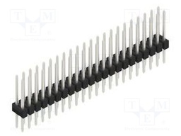Connector: pin strips; pin header; male; PIN: 44; 2.54mm; THT; 2x22