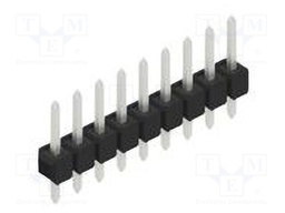 Connector: pin strips; pin header; male; PIN: 9; 2.54mm; THT; 1x9