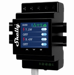 Shelly Pro 4PM Professional 4-channel DIN rail smart switch with power metering