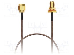 Cable; SMA male,SMA female; angled,straight,with o-ring seal