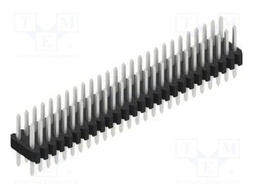 Connector: pin strips; pin header; male; PIN: 52; 1.27mm; THT; 2x26